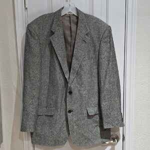 Versini Classic Gray Men's Blazer 100% Silk Size 42 R